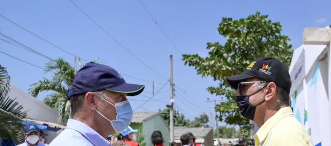 Por fin agua potable. 